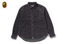ONE POINT HEAVY WASHED CORDUROY LS SHIRT