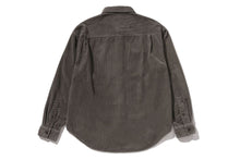 ONE POINT HEAVY WASHED CORDUROY LS SHIRT