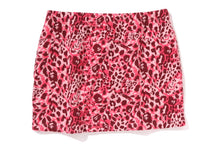 WILD LEOPARD PATTERN SWEAT SKIRT
