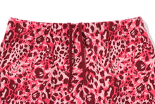 WILD LEOPARD PATTERN SWEAT SKIRT