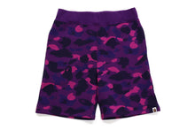 COLOR CAMO SWEAT SHORTS