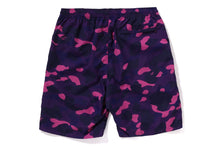 COLOR CAMO APE HEAD ONE POINT BEACH SHORTS