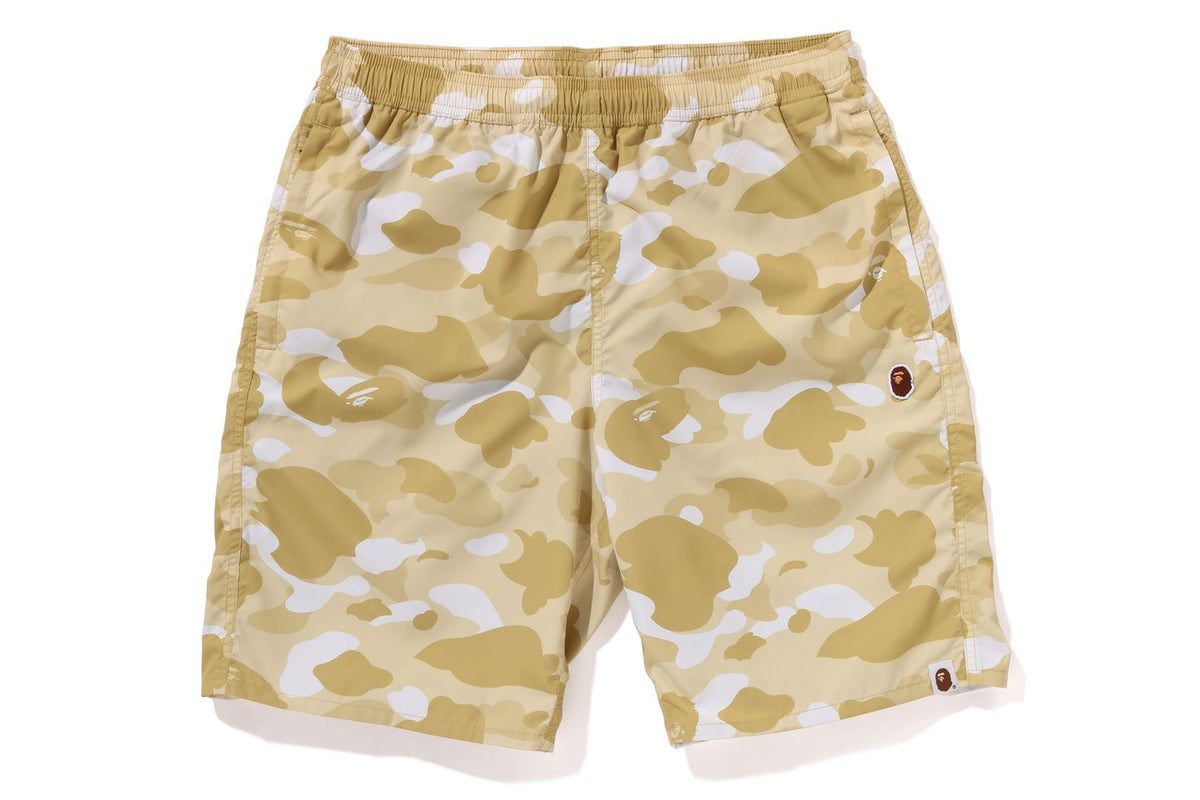 COLOR CAMO APE HEAD ONE POINT BEACH SHORTS