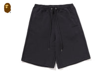 BATHING APE LOGO KNEE LENGTH RELAXED FIT SWEAT SHORTS