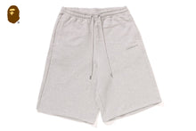 BATHING APE LOGO KNEE LENGTH RELAXED FIT SWEAT SHORTS