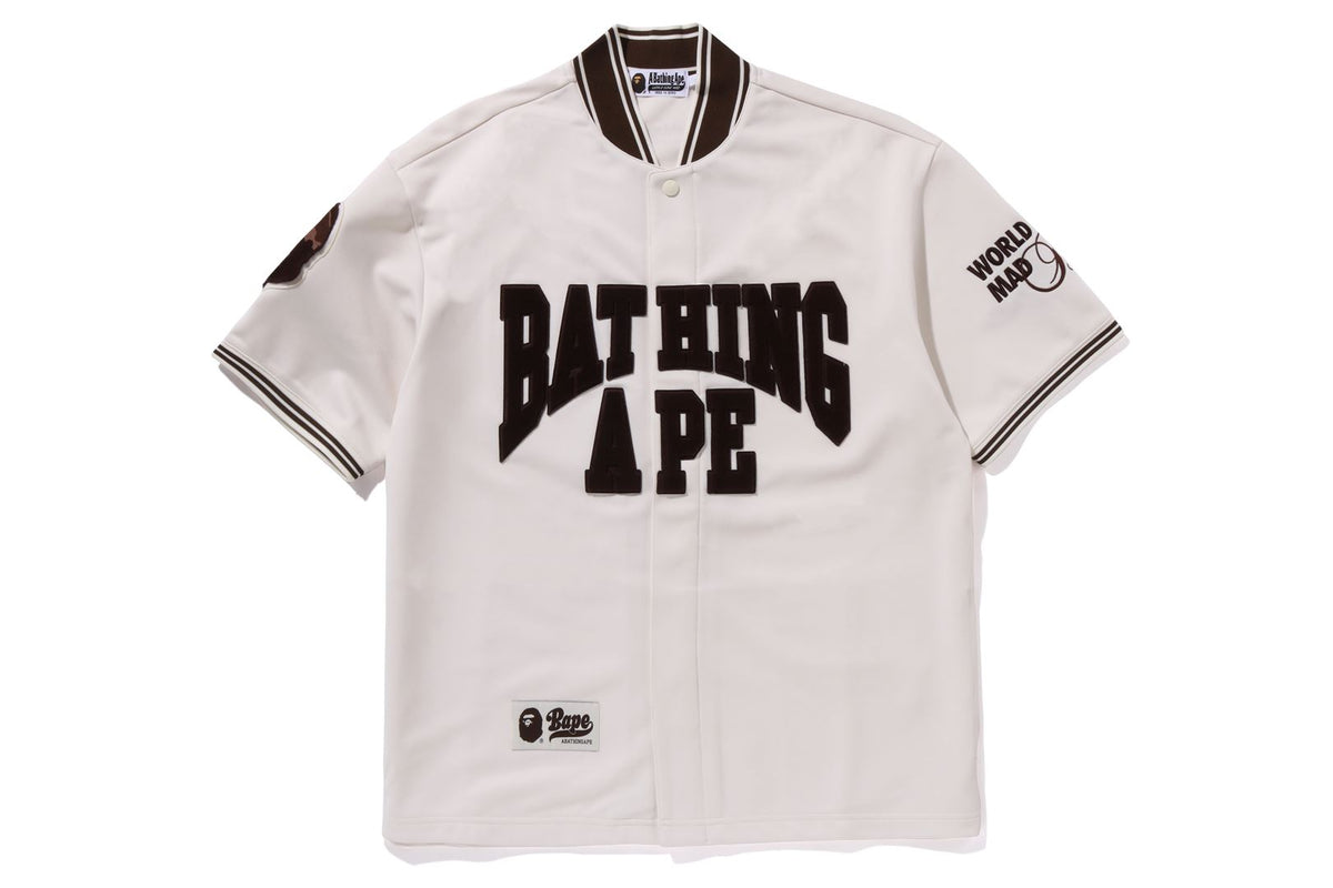 日本最大の A BATHING アベイシングエイプ ベースボールシャツ Mサイズ 