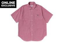 ONE POINT GINGHAM CHECK BD SHIRT