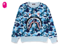 ABC CAMO SHARK CREWNECK SWEATSHIRT