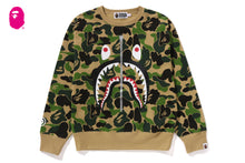ABC CAMO SHARK CREWNECK SWEATSHIRT