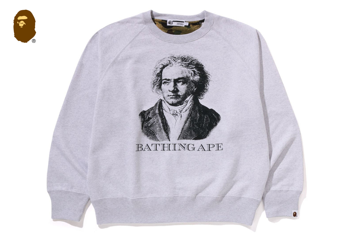 BATHING APE CREWNECK SWEATSHIRT BAPE LEGACY | bape.com