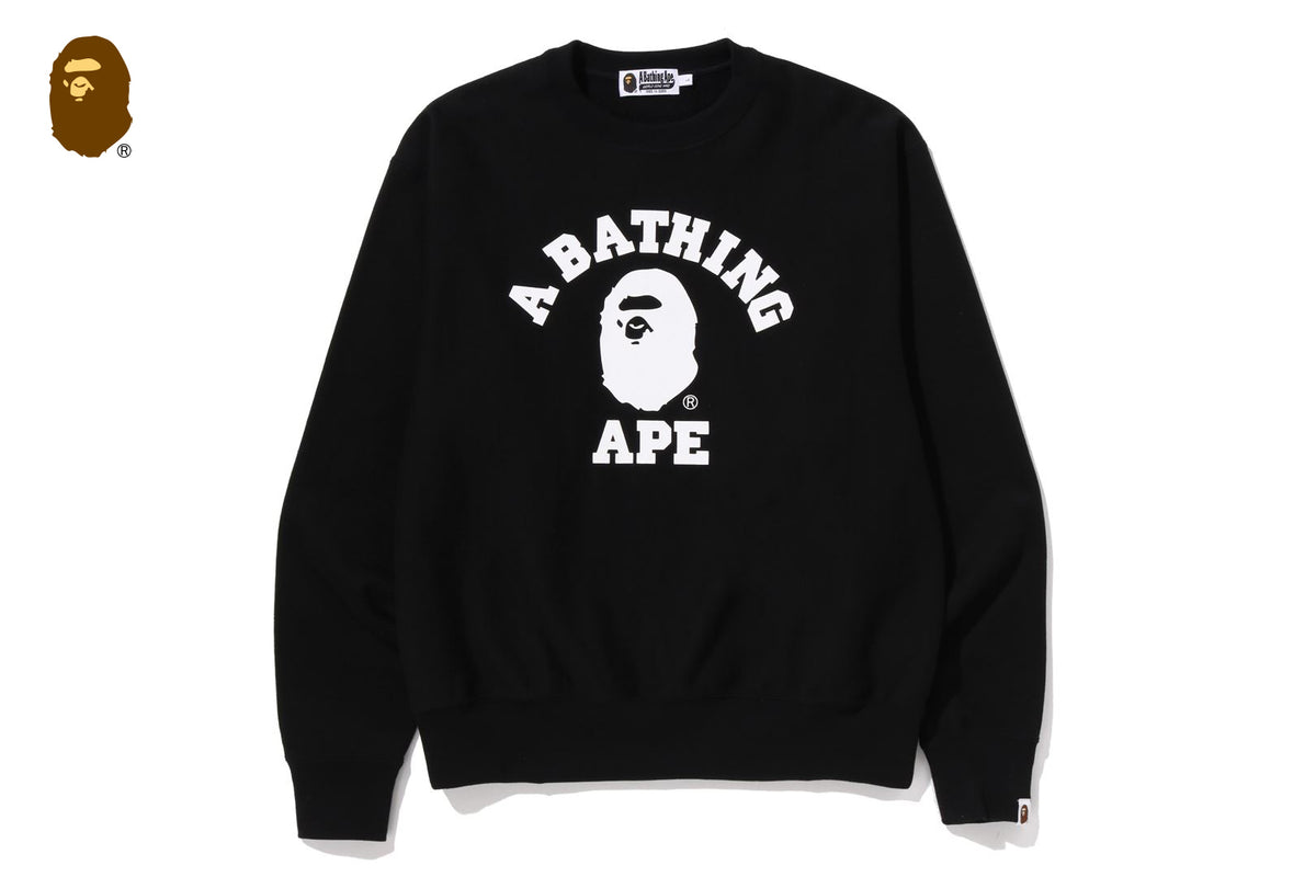BAPE グレー クルーネックスウェット Lサイズ 楽天市場】A BATHING APE（サイズ（S/M/L）S）（スウェット