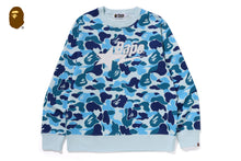 ABC CAMO RHINESTONE BAPE STA CREWNECK SWEATSHIRT