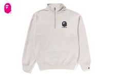 BY BATHING APE HALF ZIP SWEATSHIRT