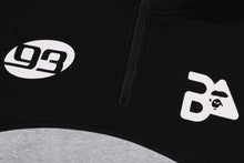 BAPE RELAXED FIT HALF ZIP SWEATSHIRT