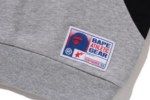 BAPE RELAXED FIT HALF ZIP SWEATSHIRT