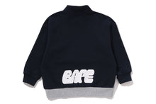 BAPE RELAXED FIT HALF ZIP SWEATSHIRT