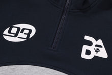 BAPE RELAXED FIT HALF ZIP SWEATSHIRT