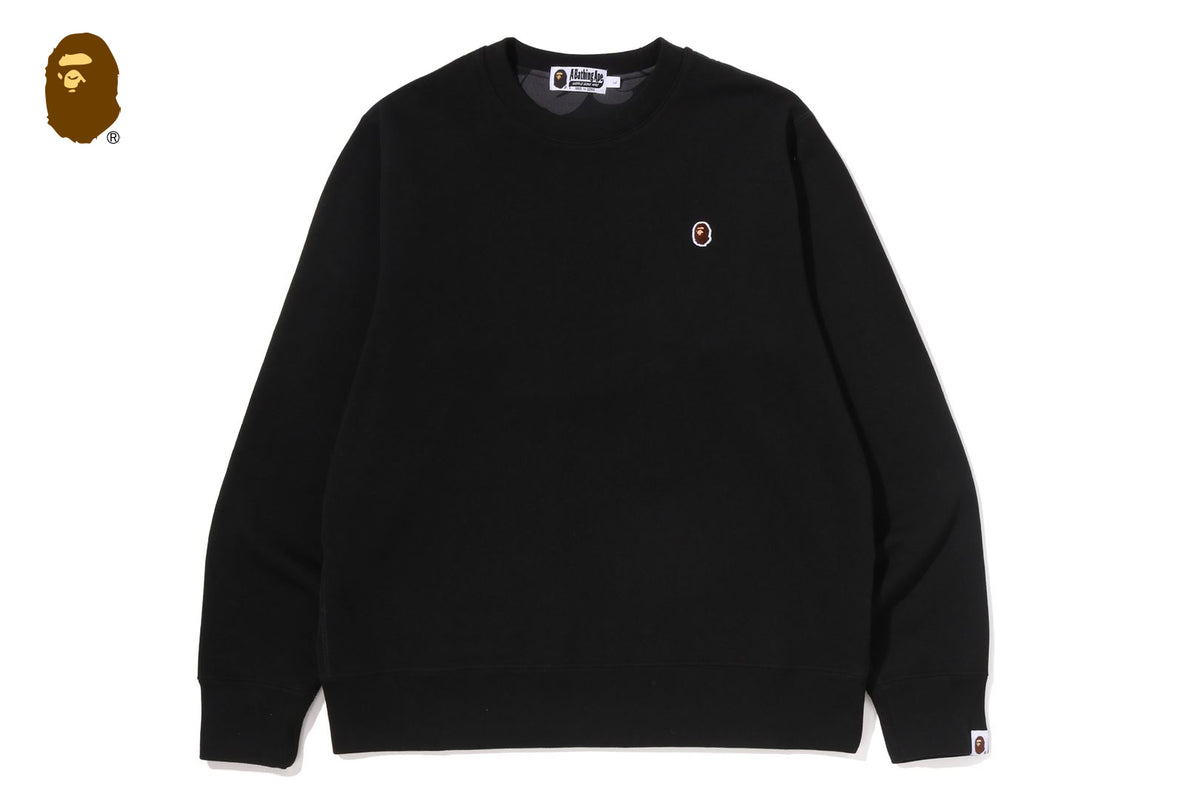 トップス A BATHING APE ONE POINT CREWNECK ONE POINT CREWNECK SWEATSHIRT | bape.com