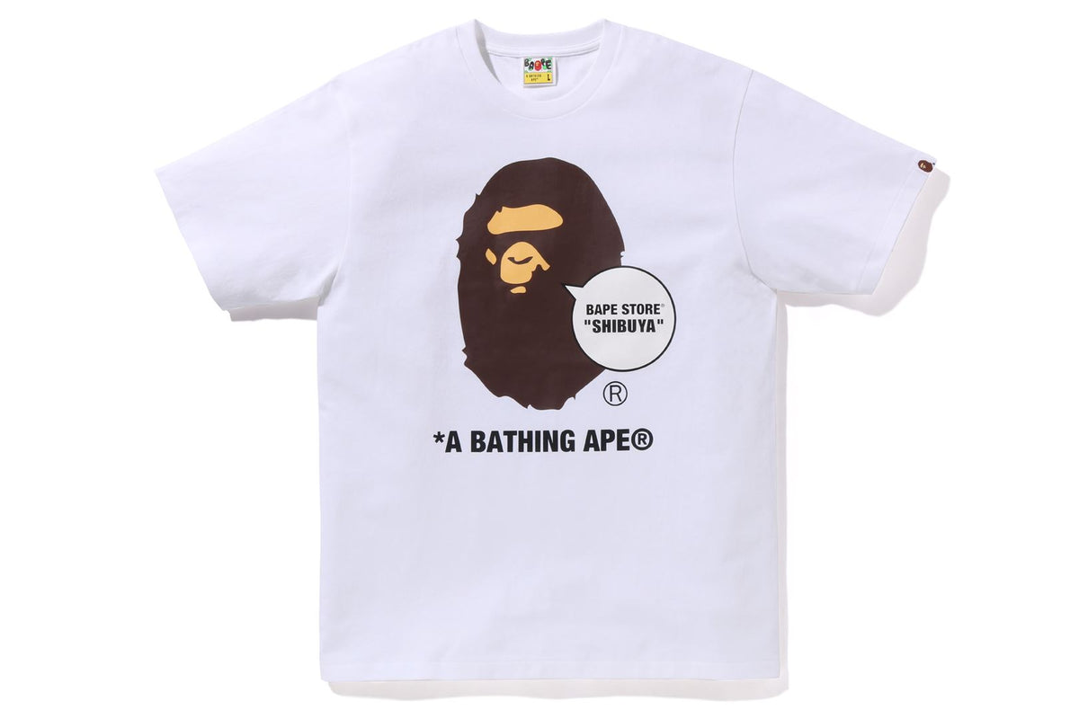 BAPE STORE SHIBUYA APE HEAD TEE