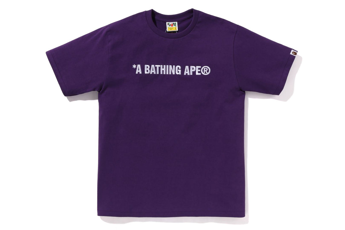 A BATHING APE LOGO TEE | bape.com