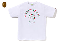 BAPE STORE MILAN SHARK COLLEGE TEE