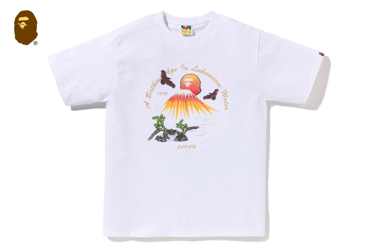 ONE FUJI TWO TAKA THREE APES SOUVENIR TEE | bape.com