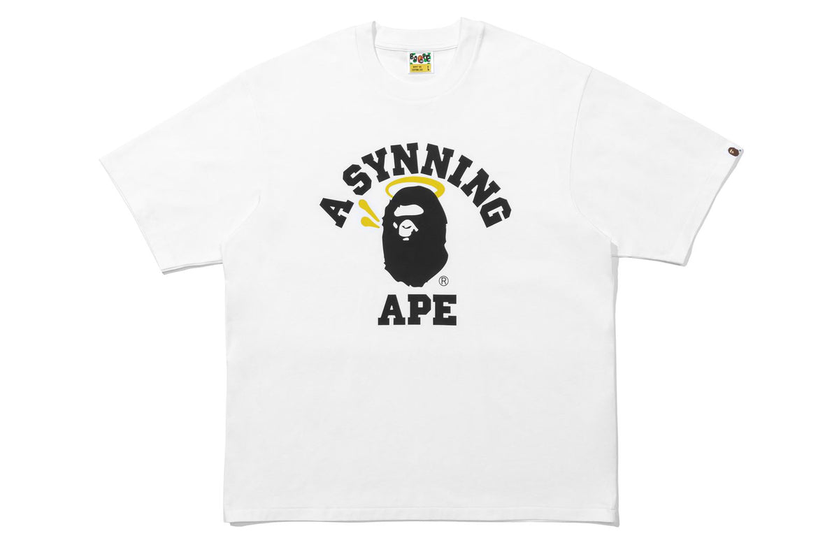 BAPE X SPOTIFY BY CENTRAL CEE 】COLLEGE RELAXED FIT TEE | bape.com
