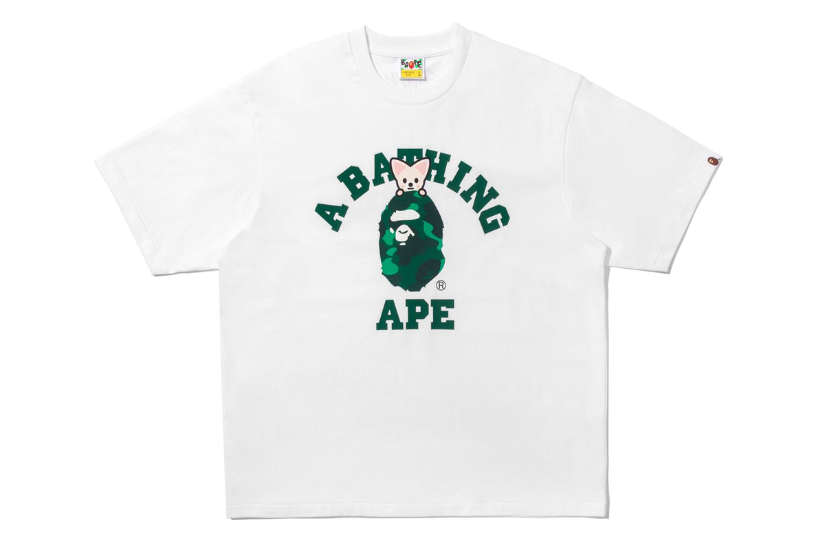 BAPE X STRAY KIDS 】FOXI.NY COLLEGE TEE | bape.com