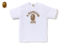 WILD LEOPARD PATTERN COLLEGE TEE