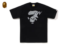 WILD LEOPARD PATTERN APE FACE STA TEE