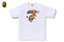 WILD LEOPARD PATTERN APE FACE STA TEE