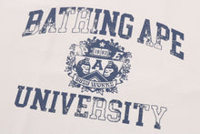 SPRAY PRINT COLLEGE LOGO RELAXED FIT TEE