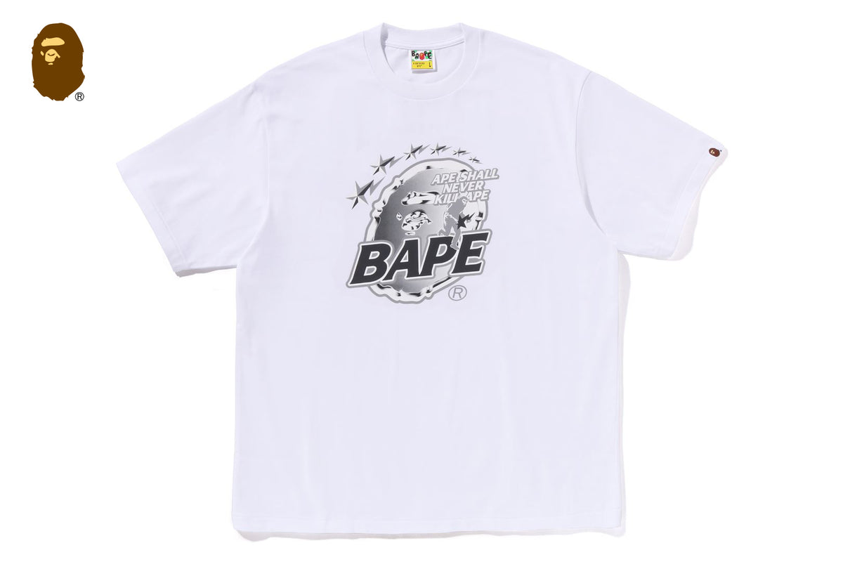 METAL APE HEAD RELAXED FIT TEE | bape.com