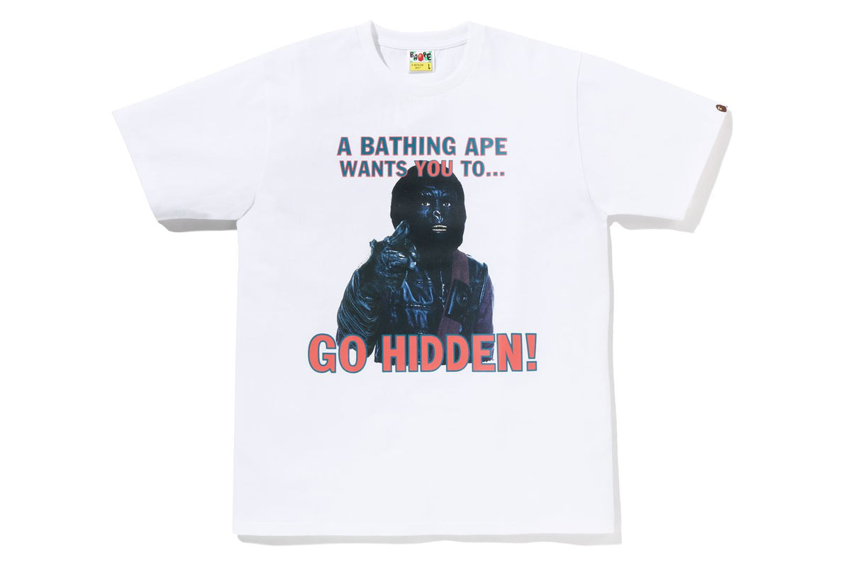 BAPE X HIDDEN 】GO HIDDEN TEE | bape.com
