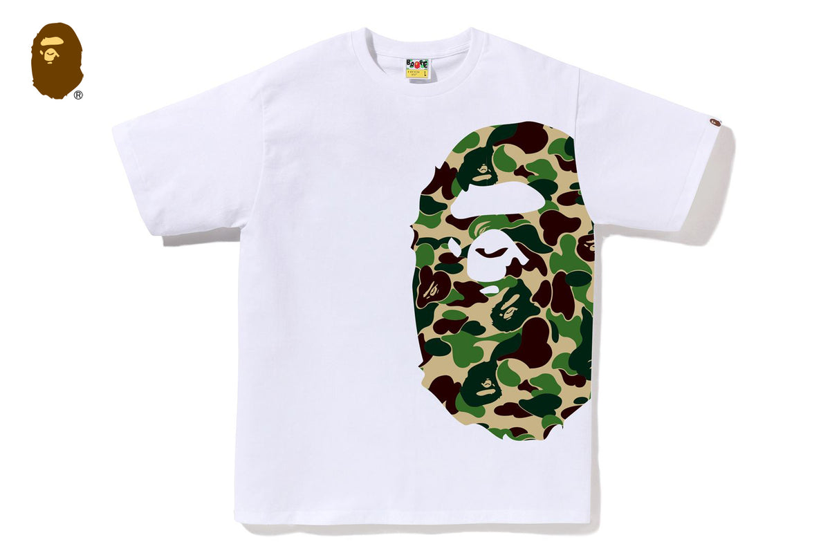 ABC CAMO SIDE BIG APE HEAD TEE | bape.com