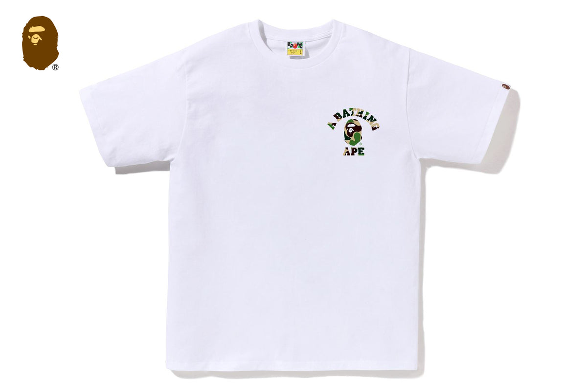 ABC CAMO COLLEGE ATS TEE | bape.com