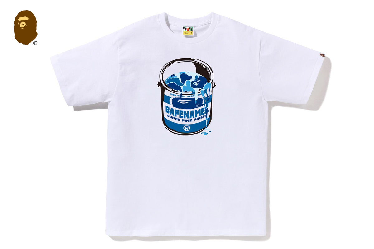 ABC CAMO PAINT CAN TEE | bape.com