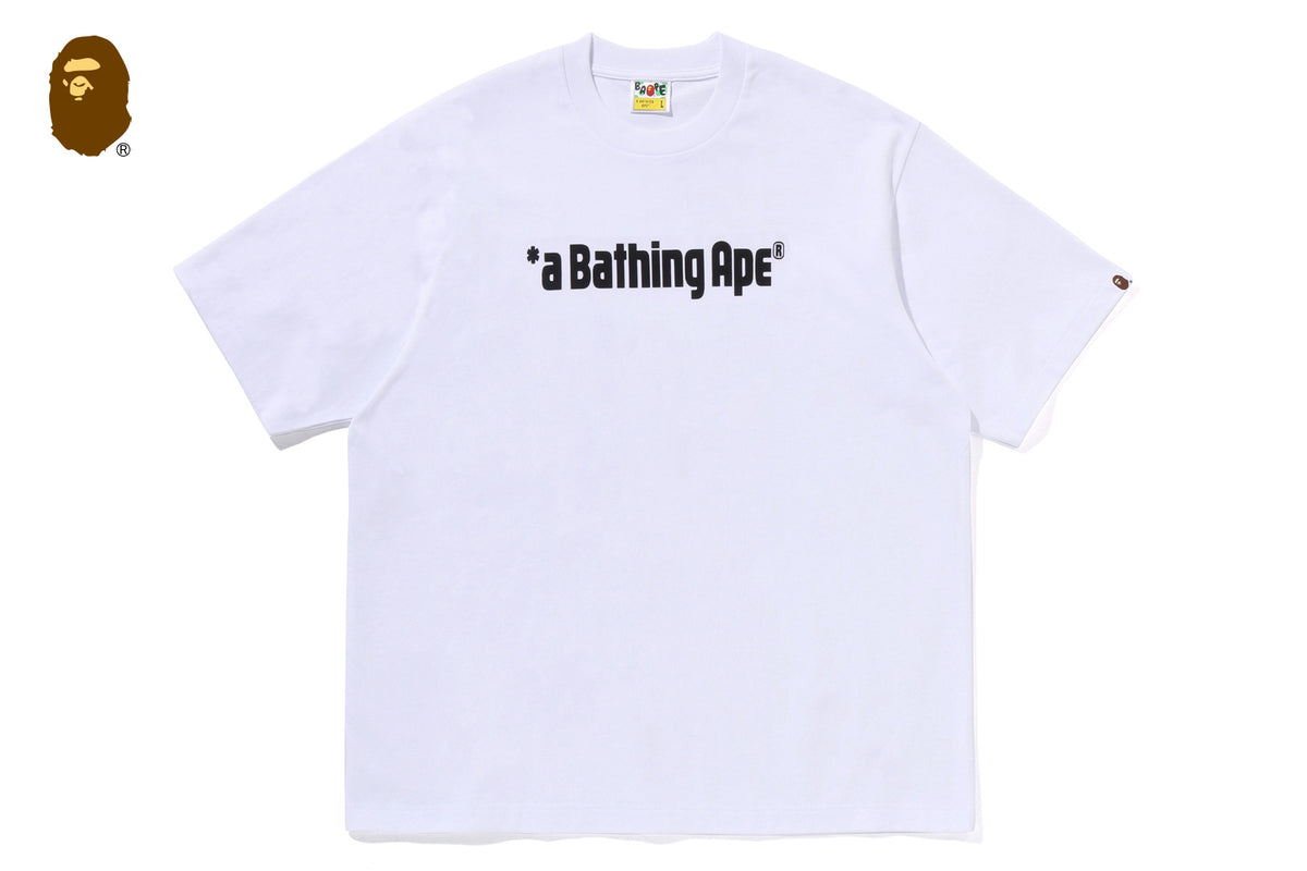 A BATHING APE LOGO RELAXED FIT TEE | bape.com