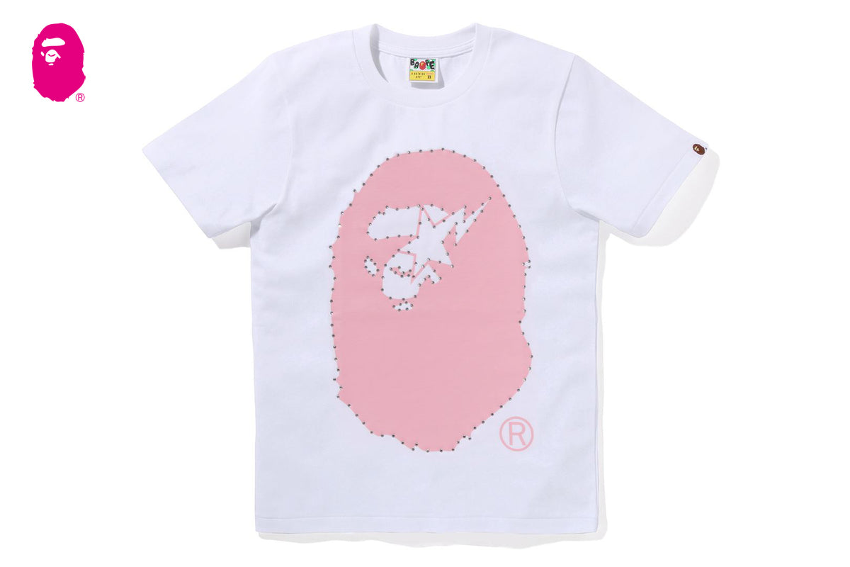 CRYSTAL STONE STA EYE BIG APE HEAD TEE | bape.com