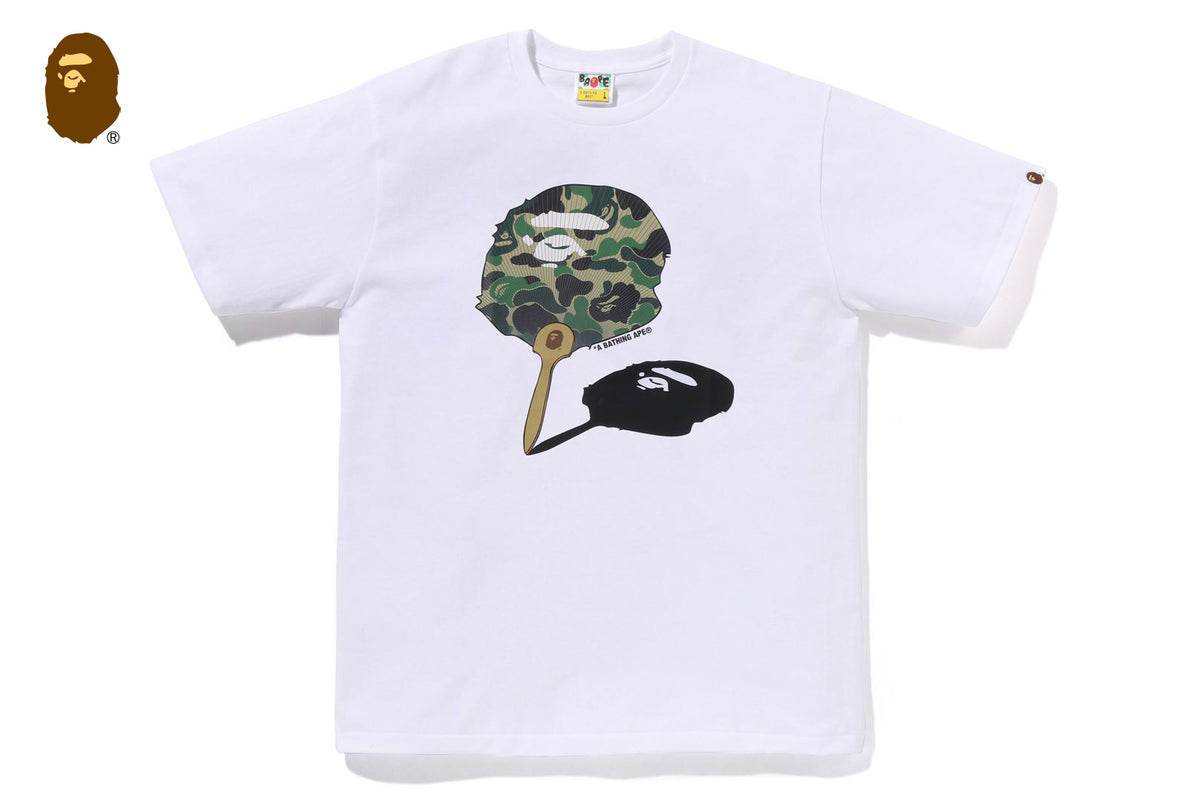 ABC CAMO JAPANESE FAN APE HEAD TEE | bape.com