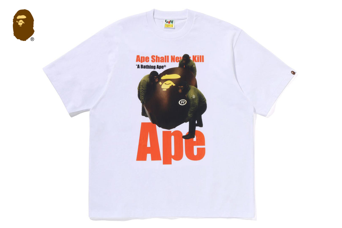 APE HEAD PHOTO PRINT RELAXED FIT TEE | bape.com
