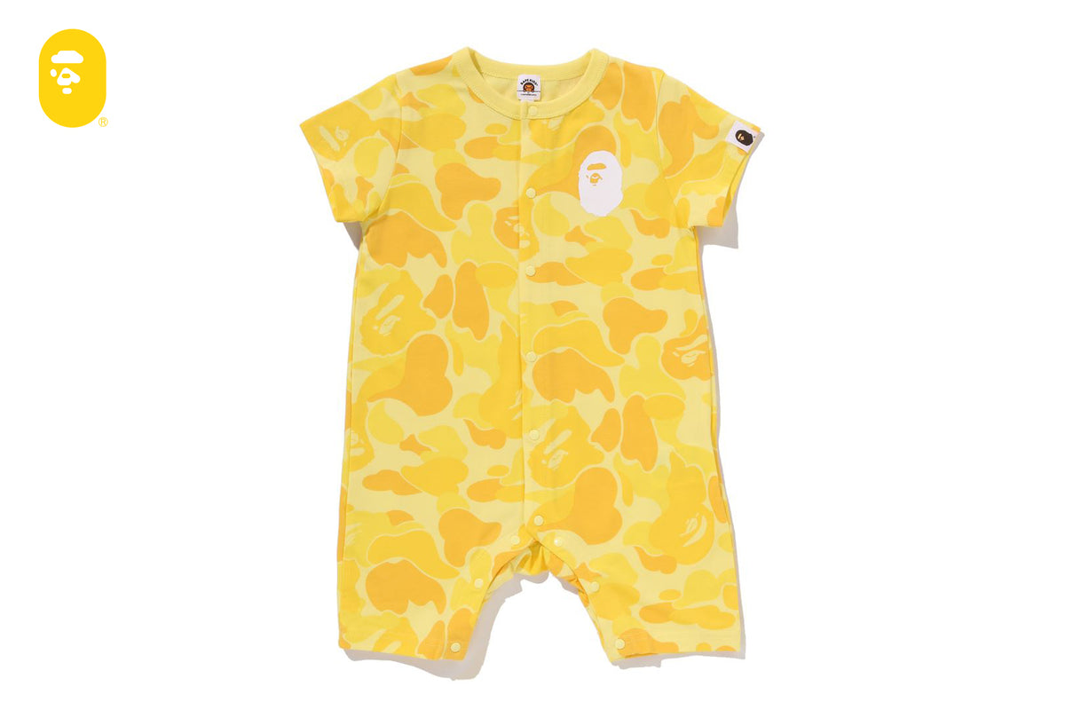 ABC CAMO APE HEAD ROMPERS | bape.com
