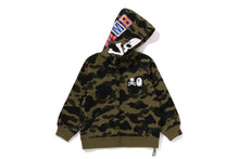 【 BAPE X MMJ 】1ST CAMO SHARK ZIP HOODIE