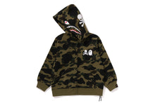 【 BAPE X MMJ 】1ST CAMO SHARK ZIP HOODIE