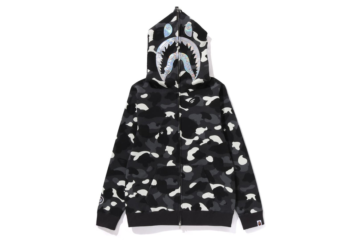 CITY CAMO SHARK FULL ZIP HOODIE | bape.com