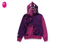COLOR CAMO SHARK FULL ZIP HOODIE
