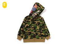 ABC CAMO SHARK ZIP HOODIE