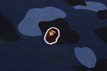 ONE POINT COLOR CAMO CROPPED FULL ZIP HOODIE