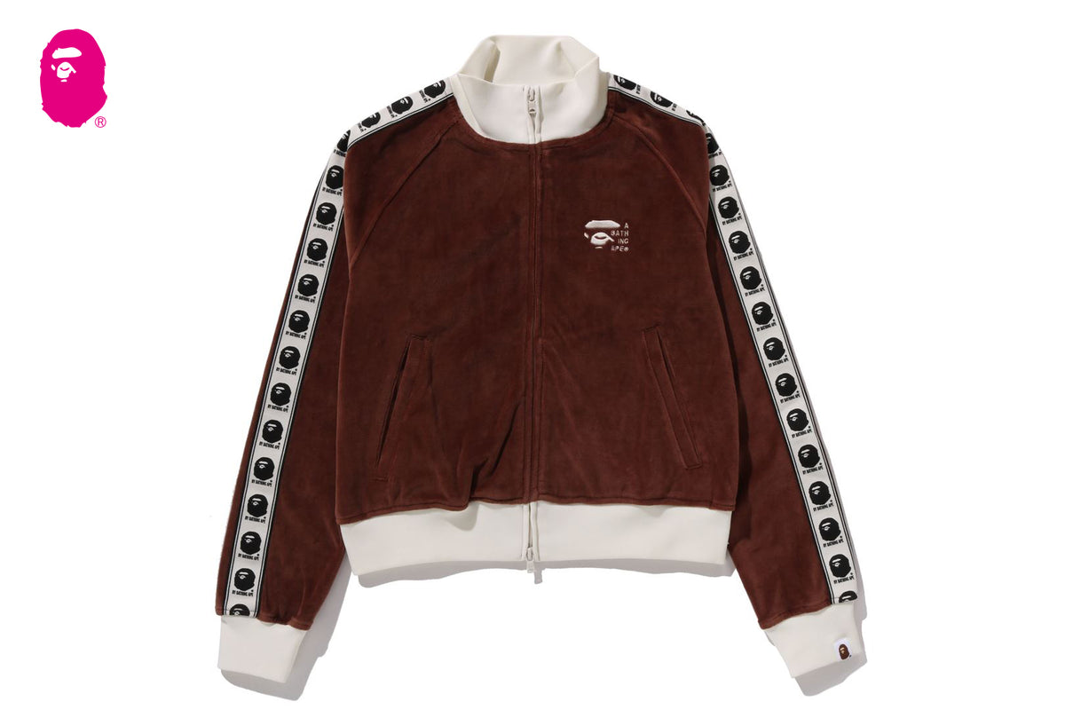 VELOUR TRACK JACKET | bape.com