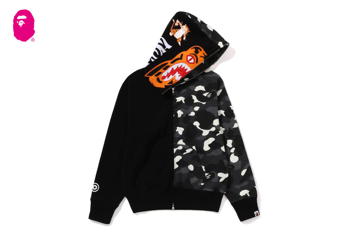 トップス CITY CAMO SHARK FULL ZIP HOODIE CITY CAMO TIGER SHARK FULL ZIP HOODIE | bape.com